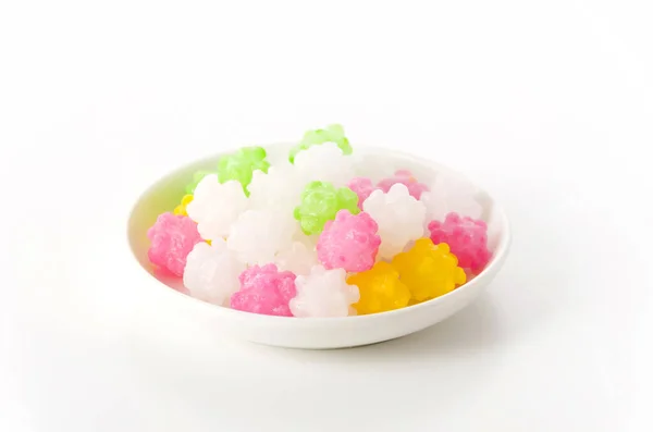 Colorful Konpeitou Japanese Traditional Sugar Candy — Stock Photo, Image