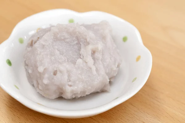 Masakan Jepang Masakan Okinawa Taroimo Ringaku Mash Taro — Stok Foto