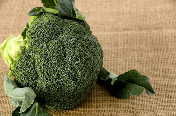Çuval Bezinde Taze Brokoli — Stok fotoğraf