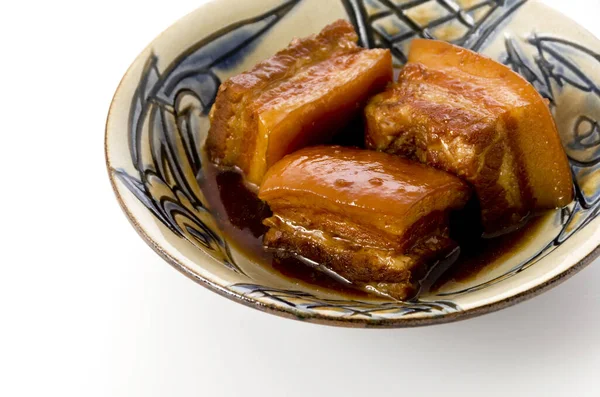 Japon Yemekleri Okinawa Mutfağı Rafuthy Okinawa Usulü Güveç Domuz Eti — Stok fotoğraf