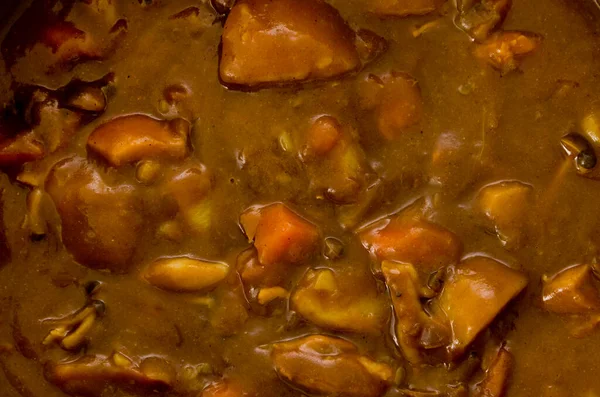 Serpenyő Curry — Stock Fotó