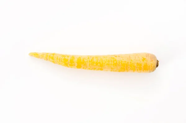 Shimaninjin Tipo Zanahoria Amarilla Cultivada Okinawa Zanahoria Amarilla Sobre Fondo —  Fotos de Stock