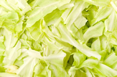 Parçalanmış lahana arkaplanı veya dokusu