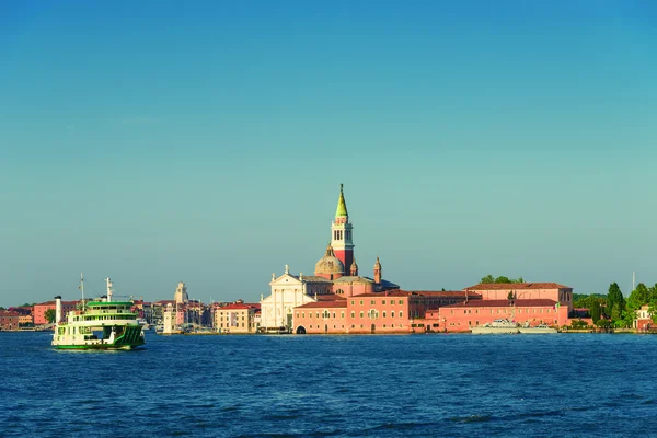 Prima sera con il tramonto a Venezia, ora esatta — Foto Stock