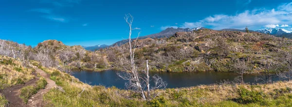 Национальный парк Торрес-дель-Пайне, Чили, Патагония — стоковое фото