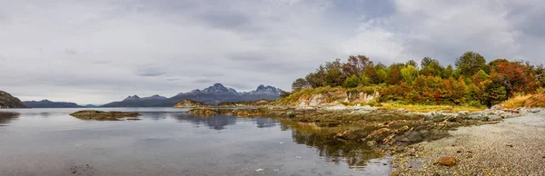 Panorama landschap van Tierra del Fuego National Park, Patagonië — Stockfoto