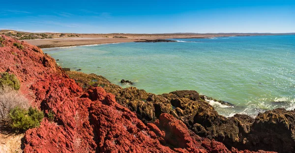 바다 풍경 Punta Tombo, 파 타고 니 아, 아르헨티나의 비용 — 스톡 사진