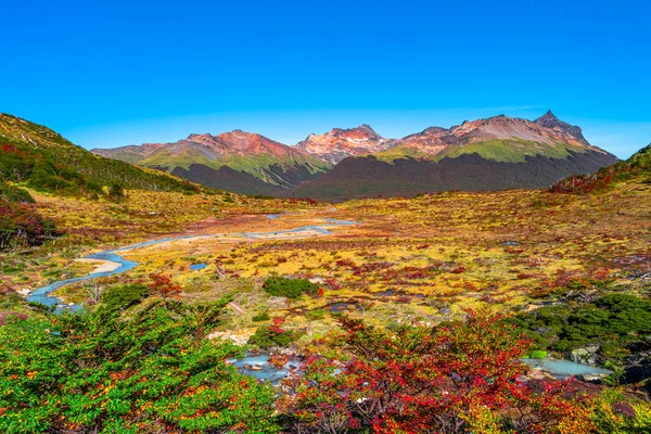 Patagonya'nın Tierra del Fuego Milli Parkı muhteşem manzara — Stok fotoğraf