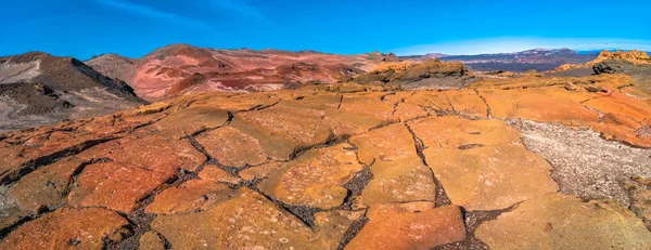 Vista panorâmica da caldeira Askja nas terras altas da Islândia, verão — Fotografia de Stock