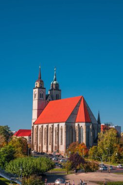 Aziz Jochannis Kilisesi, Jochanniskirche sonbahar, Magdeburg,