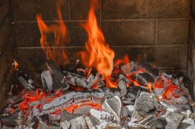 Noel zamanı, Alman için geleneksel Alman ızgara şömine