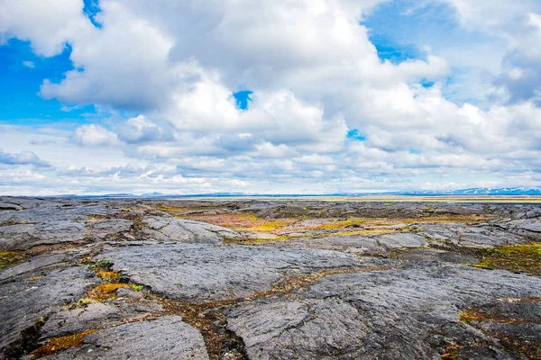 Panoramatický pohled krásných islandské krajiny, Island — Stock fotografie