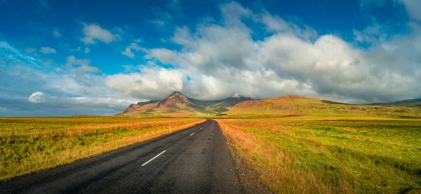 Panoramic View Rough Colorful Landsacpe Iceland Summer — 스톡 사진