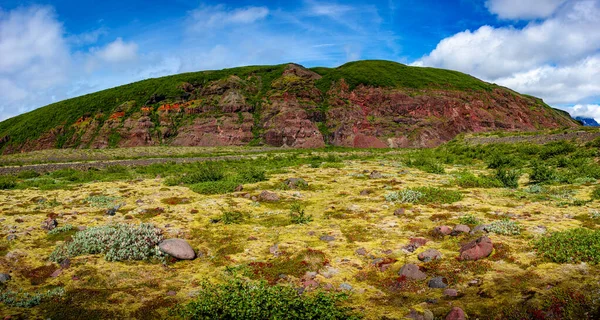 冰岛夏季粗犷多彩的风景全景 — 图库照片