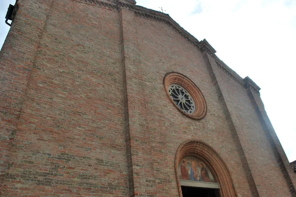 Kirche Von Santo Stefano Mozzanica Bergamo Lombardei Italien September 2013 — Stockfoto