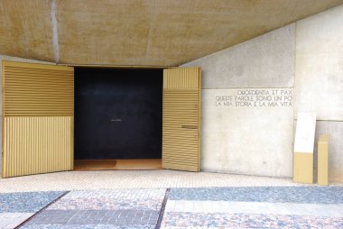 Kutsal Papa John XXIII Sotto Il Monte Giovanni XXIII, Bergamo, Lombardy, İtalya, 19 Ağustos 2016.