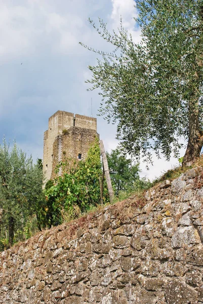 Pueblo Barbischio Gaiole Chianti Siena Toscana Italia Septiembre 2009 — Foto de Stock