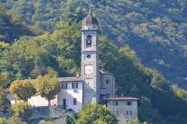 Kutsal Madonna del Soccorso Tremezzina, Como, Lombardiya, İtalya, 22 Eylül 2017.