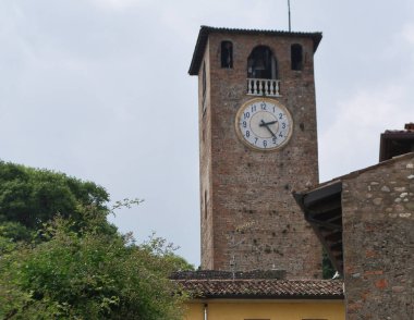 Volta Mantovana, Mantova, Lombardiya, İtalya, 14 Mayıs 2016 kalede.