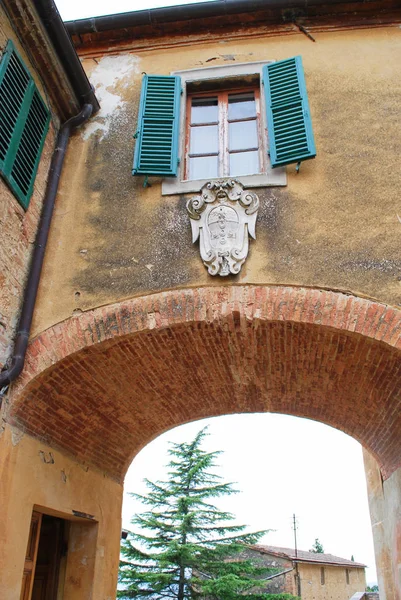 Montalcino Siena Toscana Italia Septiembre 2019 Casco Antiguo Lucignano Asso — Foto de Stock
