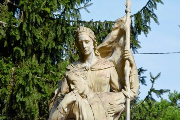 Πολεμικό Μνημείο Του Cavaria Con Premezzo Βαρέζε Λομβαρδία Ιταλία — Φωτογραφία Αρχείου
