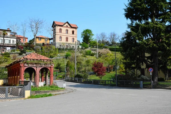 Storico Borgo Industriale Crespi Adda Capriate San Gervasio Bergamo Lombardia — Foto Stock