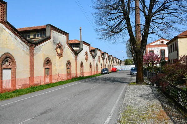 Régi Gyár Crespi Adda Capriate San Gervasio Bergamo Lombardia Olaszország — Stock Fotó