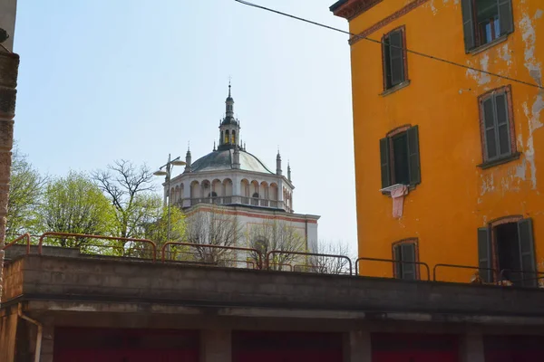 Průmyslová Vesnice Crespi Adda Capriate San Gervasio Bergamo Lombardie Itálie — Stock fotografie