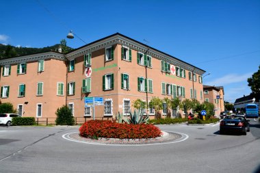 Kızıl Haç ofislerinde Sal, Brescia, Lombardiya, İtalya.