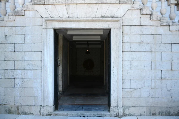 Detalle Entrada Del Monumento Guerra Salo Brescia Lombardía Italia Septiembre —  Fotos de Stock