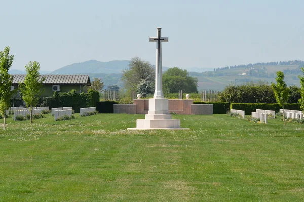 Cementerio Guerra Faenza Faenza Emilia Romagna Italia —  Fotos de Stock