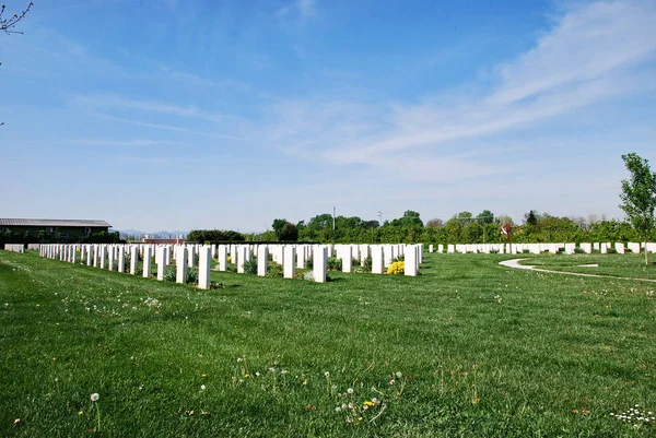 Cimitero Guerra Faentino Faenza Emilia Romagna Italia — Foto Stock