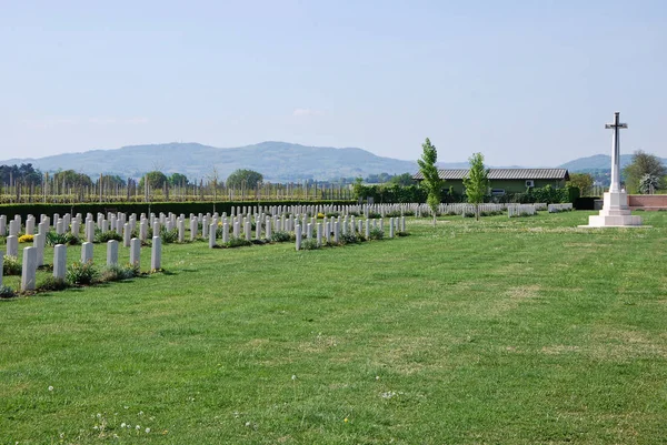 Faenza Háború Temető Faenza Ravenna Emilia Romagna Olaszország — Stock Fotó