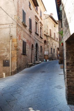 Şehir merkezinde bir Montepulciano - Siena, Toskana, İtalya, 11 Eylül 2009.