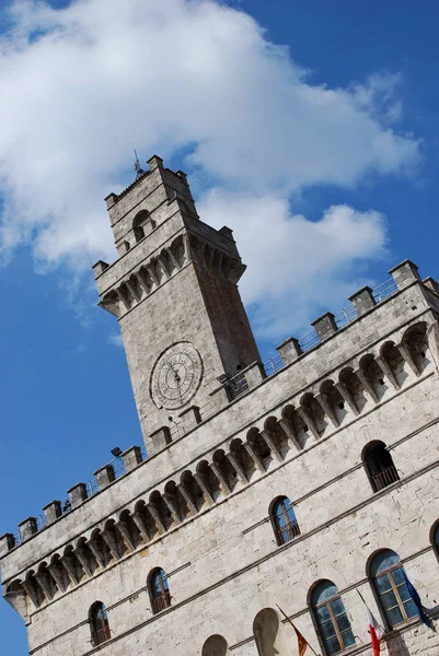 Centro Montepulciano Siena Toscana Itália Setembro 2009 — Fotografia de Stock