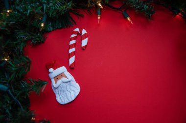 Tasarım için el yapımı Noel süslemeleri