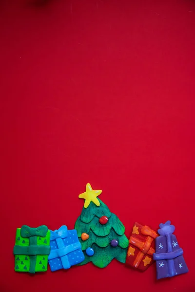 Weihnachten handgefertigten dekorativen Schmuck für Design — Stockfoto