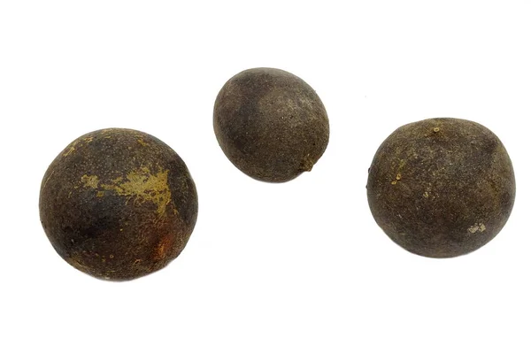 Limão Turco Oriental Seco Loomi Citrus Aurantifolia — Fotografia de Stock