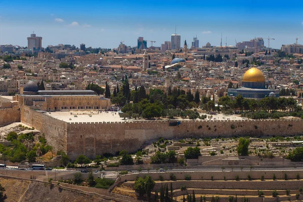 Temple Mount onun simge ile göster — Stok fotoğraf