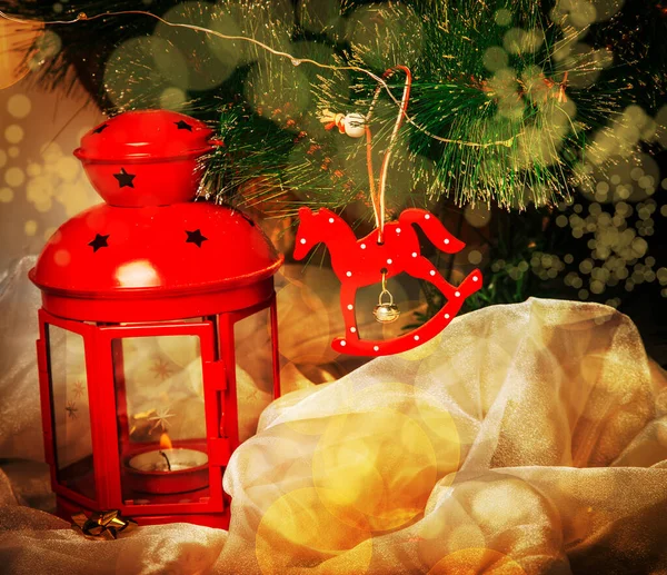 Vintage style Christmas tree background — Stock Photo, Image