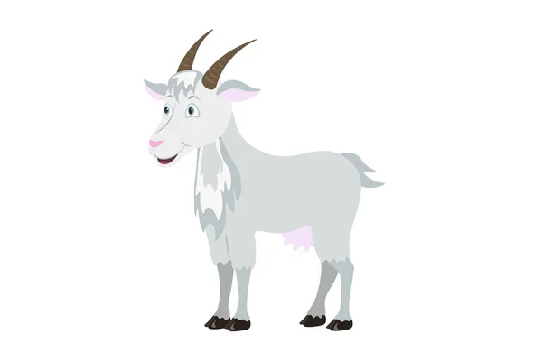 Goat, vector image — Stock Vector