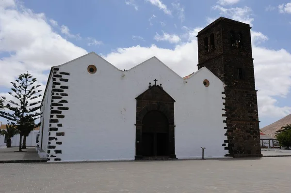 Church Iglesia de Nuestra Seora de la Candelaria on Fuerteventura — стокове фото