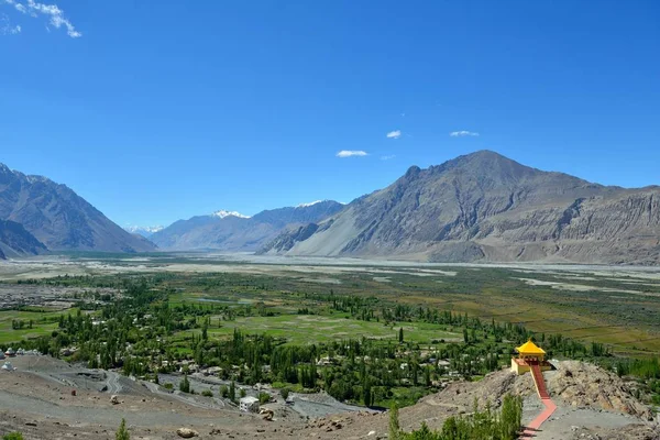 Ladakh vadide Nubra görünüm — Stok fotoğraf