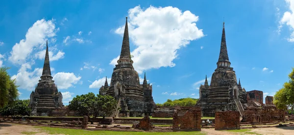 Tres torres, Ayutthaya — Foto de Stock