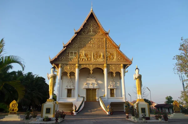 Laos Sala de Ordenación del Templo — Foto de Stock