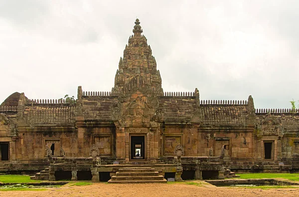 Phanom Rung Liegt Der Lippe Eines Erloschenen Vulkans Und Ist — Stockfoto