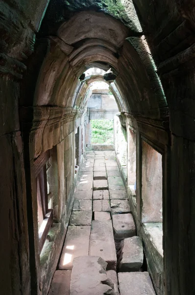 Parte Pasillo Estrecho Templo Phimeanakas Parque Del Complejo Angkor Thom — Foto de Stock
