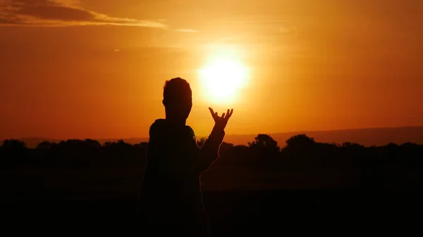 El mejor amanecer de África — Foto de Stock