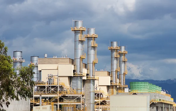 View of city waste incinerator plant. — Stock Photo, Image