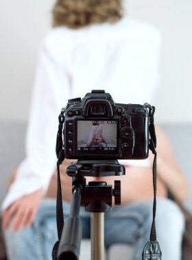 Çift kayıt ev video dslr fotoğraf makinesi ile.